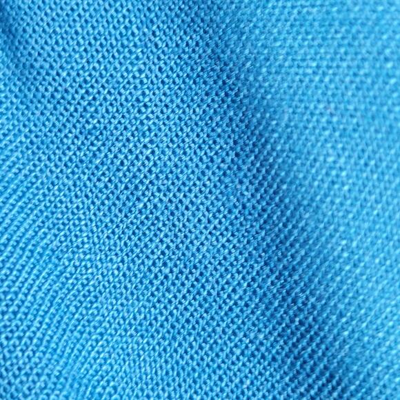 Vintage 1960s Sue Brett Dress XS Teal Mod A-Line Fit & Flare USA Made - Picture 6 of 12